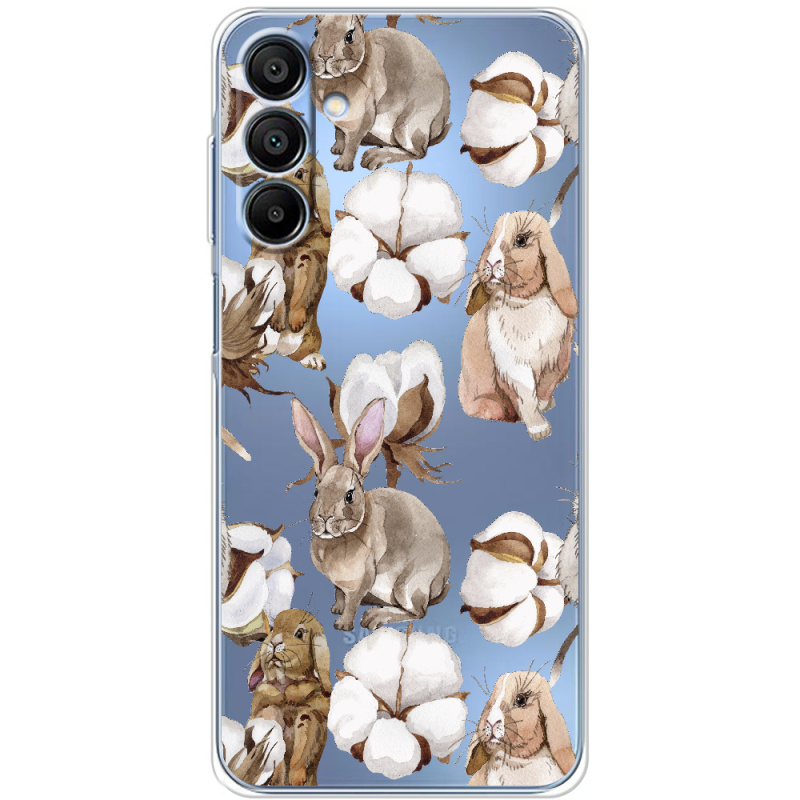 Прозрачный чехол BoxFace Samsung Galaxy A16 5G (A166) Cotton and Rabbits