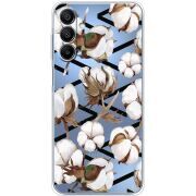 Прозрачный чехол BoxFace Samsung Galaxy A16 5G (A166) Cotton flowers