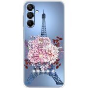 Чехол со стразами Samsung Galaxy A16 5G (A166) Eiffel Tower