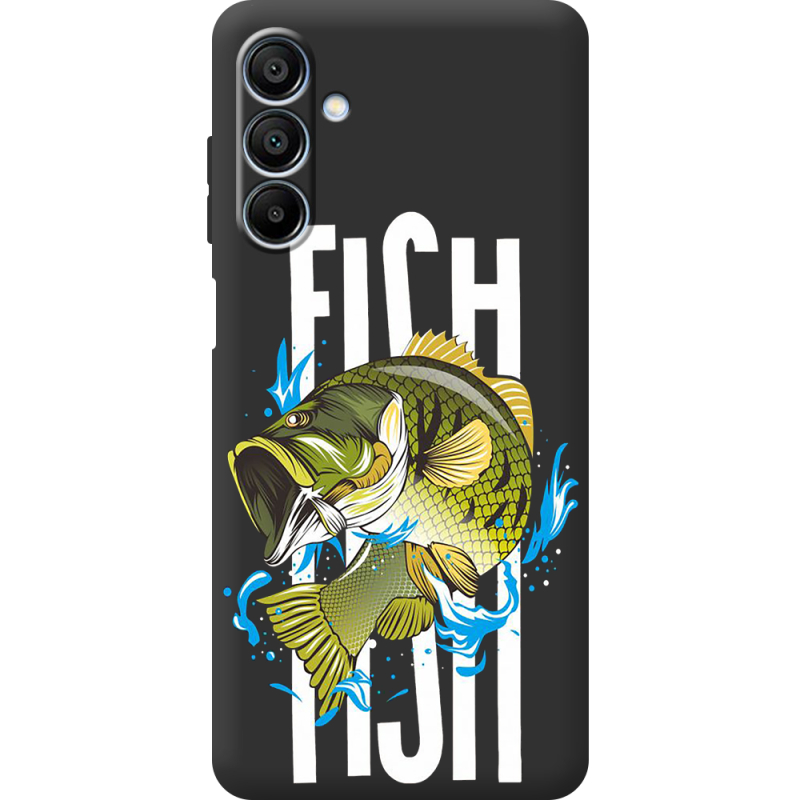 Черный чехол BoxFace Samsung Galaxy A16 5G (A166) Fish