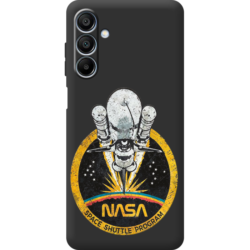 Черный чехол BoxFace Samsung Galaxy A16 5G (A166) NASA Spaceship