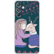 Чехол BoxFace Samsung Galaxy M55 5G (M556) Girl and deer