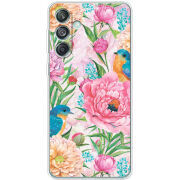 Чехол BoxFace Samsung Galaxy M55 5G (M556) Birds in Flowers