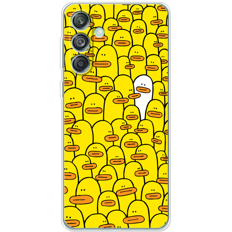 Чехол BoxFace Samsung Galaxy M55 5G (M556) Yellow Ducklings