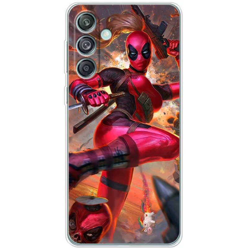 Чехол BoxFace Samsung Galaxy M55 5G (M556) Woman Deadpool