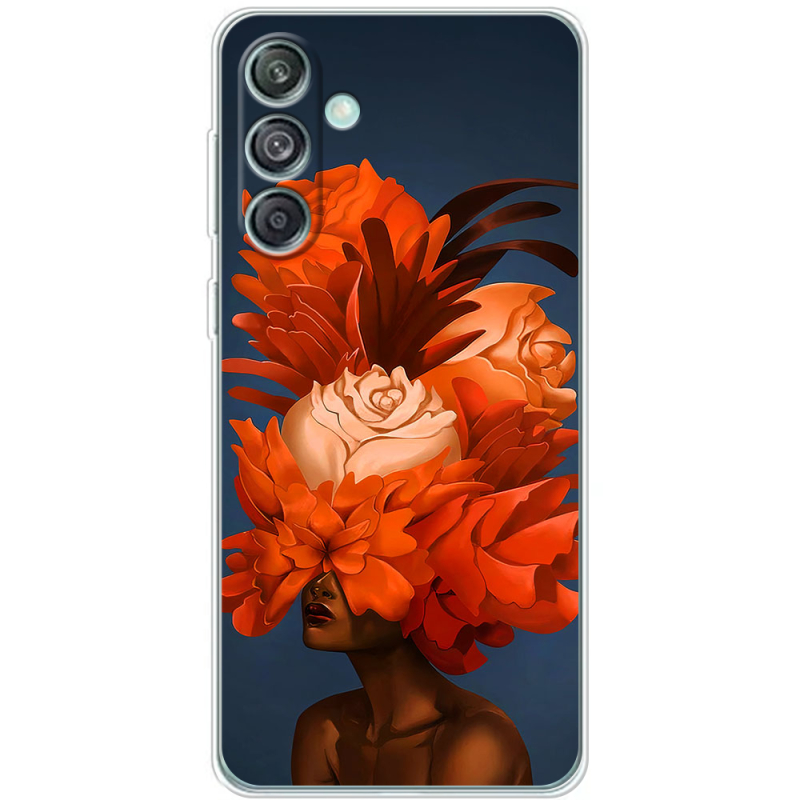 Чехол BoxFace Samsung Galaxy M55 5G (M556) Exquisite Orange Flowers