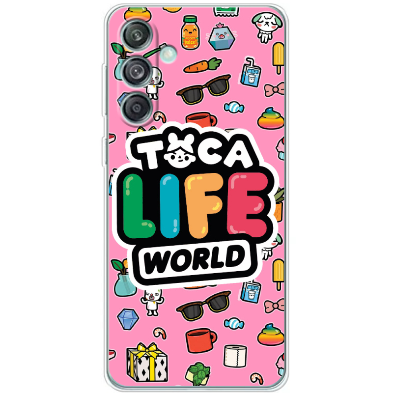 Чехол BoxFace Samsung Galaxy M55 5G (M556) Toca Boca Life World