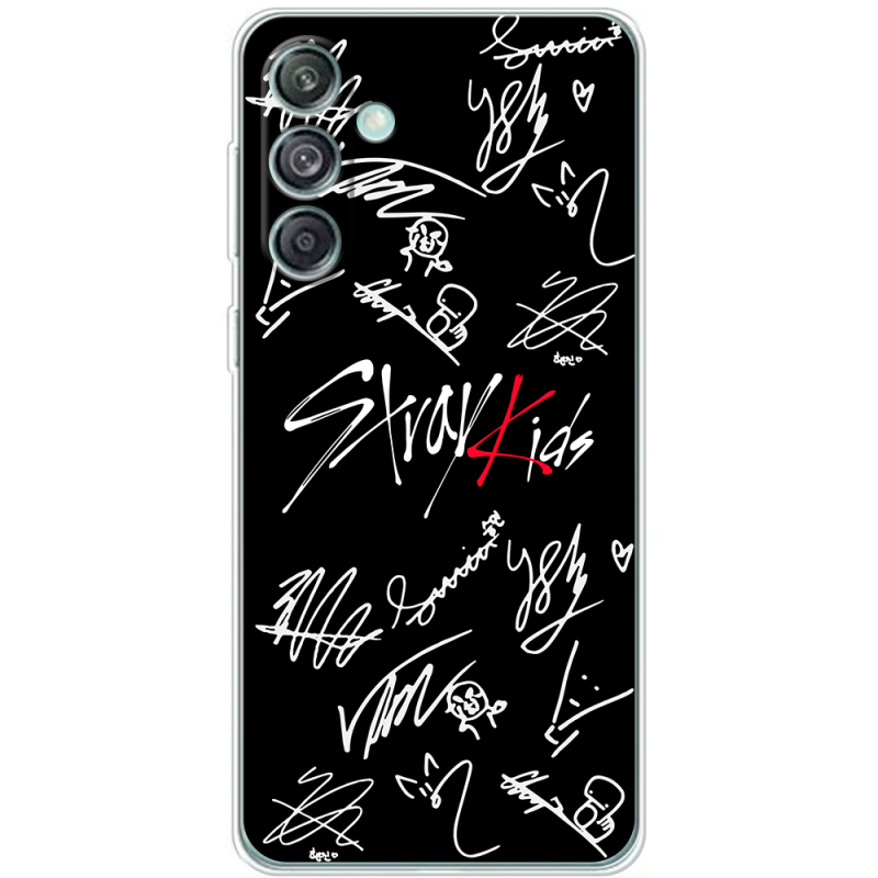 Чехол BoxFace Samsung Galaxy M55 5G (M556) Stray Kids автограф