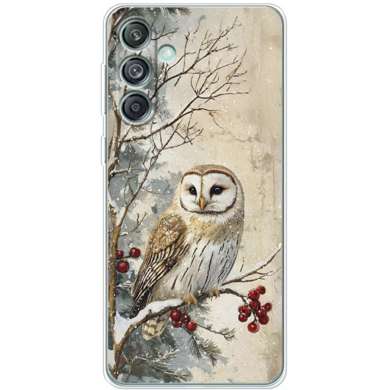 Чехол BoxFace Samsung Galaxy M55 5G (M556) Christmas Owl