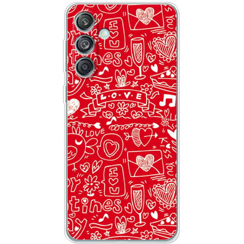 Чехол BoxFace Samsung Galaxy M55 5G (M556) Happy Valentines