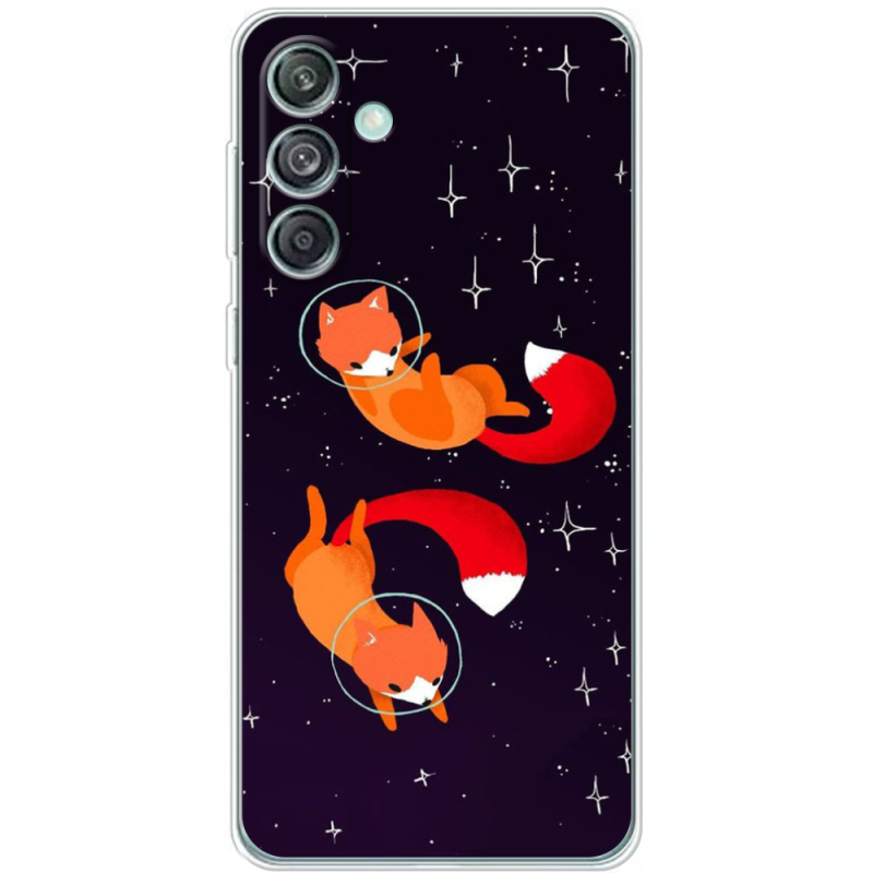 Чехол BoxFace Samsung Galaxy M55 5G (M556) Fox-Astronauts