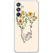 Чехол BoxFace Samsung Galaxy M55 5G (M556) Flower Hands