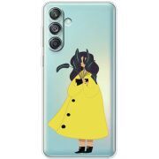 Прозрачный чехол BoxFace Samsung Galaxy M55 5G (M556) Just a Girl