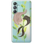 Прозрачный чехол BoxFace Samsung Galaxy M55 5G (M556) Cute Mermaid