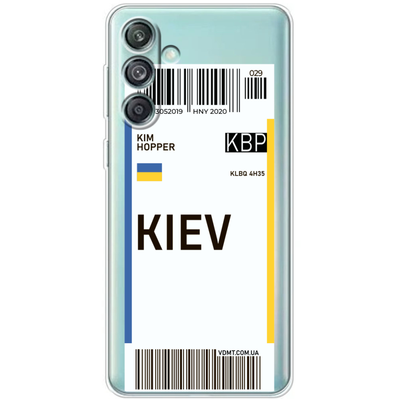 Прозрачный чехол BoxFace Samsung Galaxy M55 5G (M556) Ticket Kiev