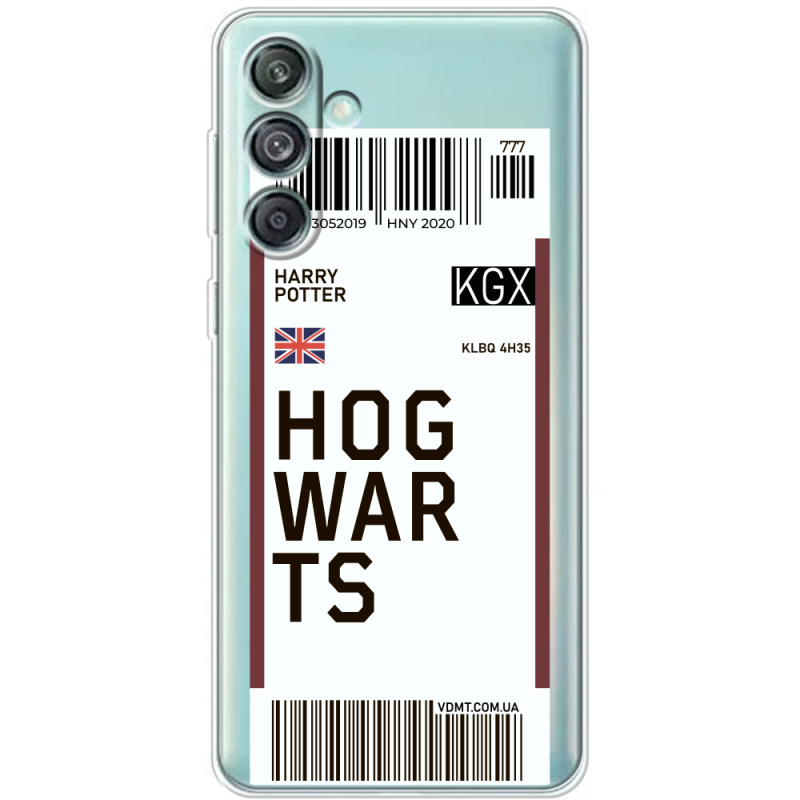 Прозрачный чехол BoxFace Samsung Galaxy M55 5G (M556) Ticket Hogwarts