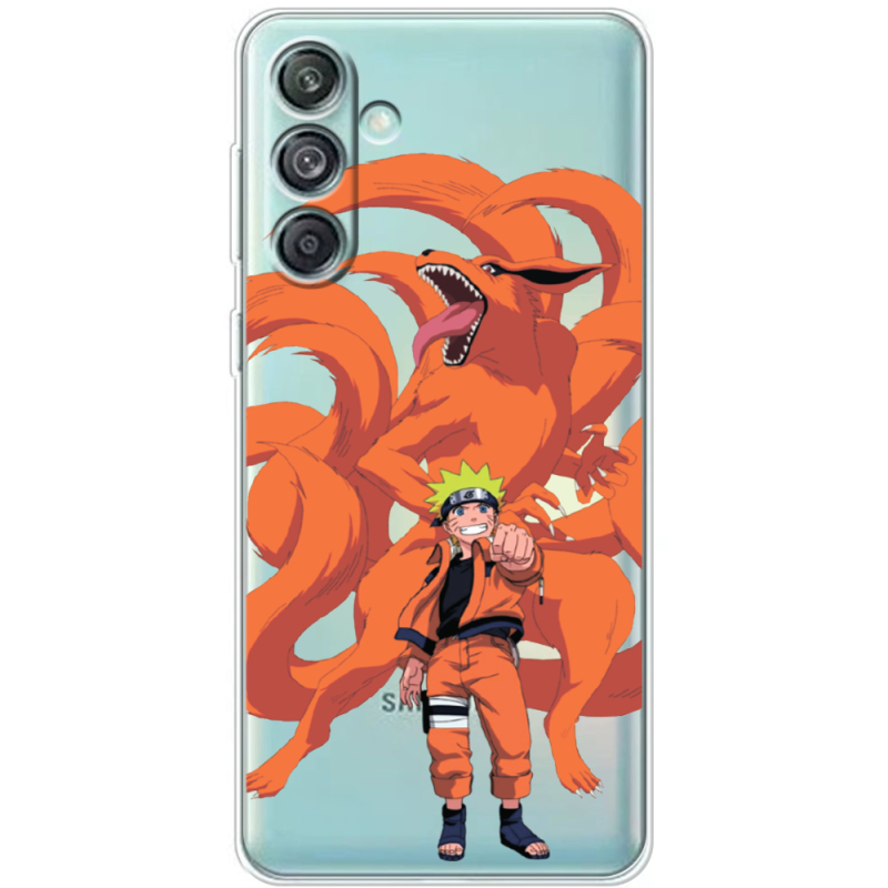 Прозрачный чехол BoxFace Samsung Galaxy M55 5G (M556) Naruto and Kurama