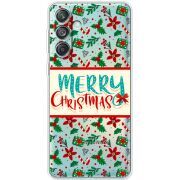 Прозрачный чехол BoxFace Samsung Galaxy M55 5G (M556) Vintage Christmas Pattern