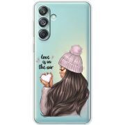 Прозрачный чехол BoxFace Samsung Galaxy M55 5G (M556) love is in the air