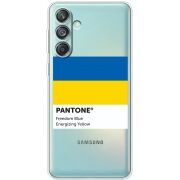 Прозрачный чехол BoxFace Samsung Galaxy M55 5G (M556) Pantone вільний синій