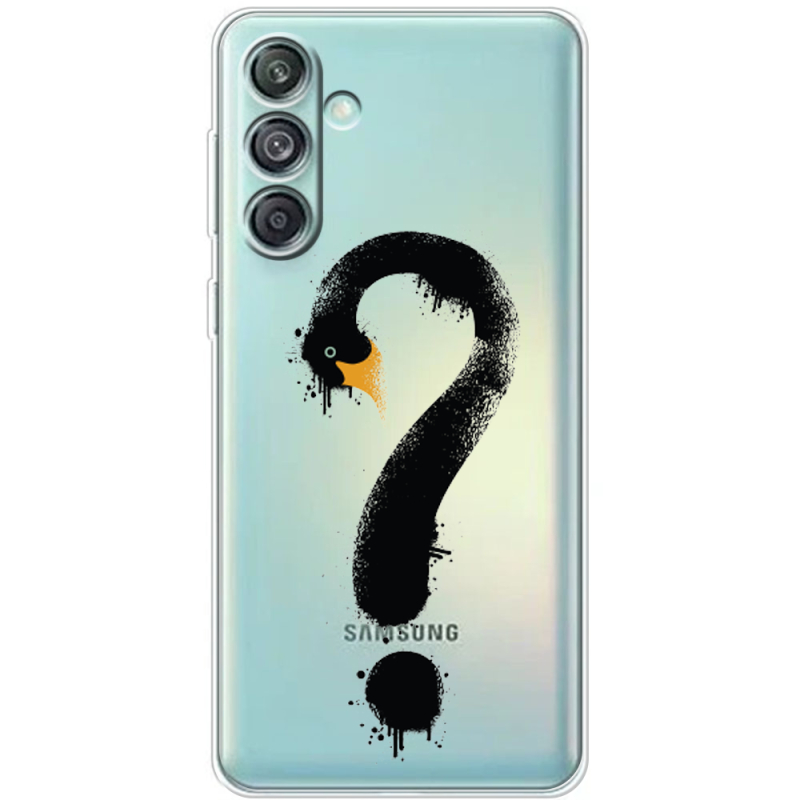 Прозрачный чехол BoxFace Samsung Galaxy M55 5G (M556) Swan question