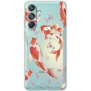 Прозрачный чехол BoxFace Samsung Galaxy M55 5G (M556) Japanese Koi Fish