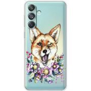 Прозрачный чехол BoxFace Samsung Galaxy M55 5G (M556) Winking Fox