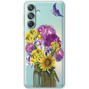 Прозрачный чехол BoxFace Samsung Galaxy M55 5G (M556) My Bouquet