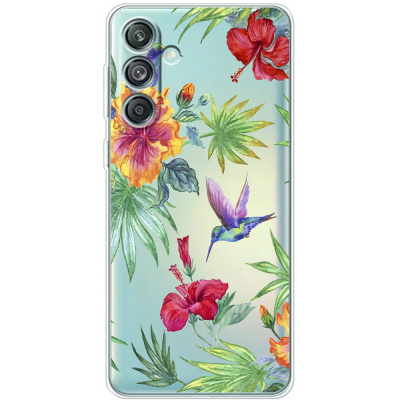 Прозрачный чехол BoxFace Samsung Galaxy M55 5G (M556) Tropical