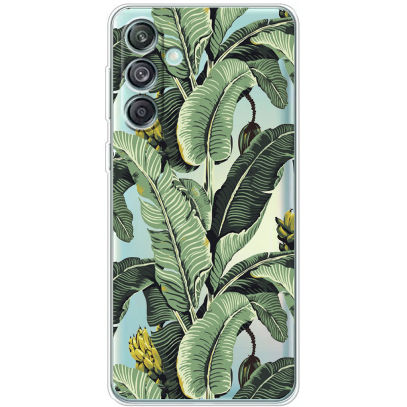 Прозрачный чехол BoxFace Samsung Galaxy M55 5G (M556) Banana Leaves