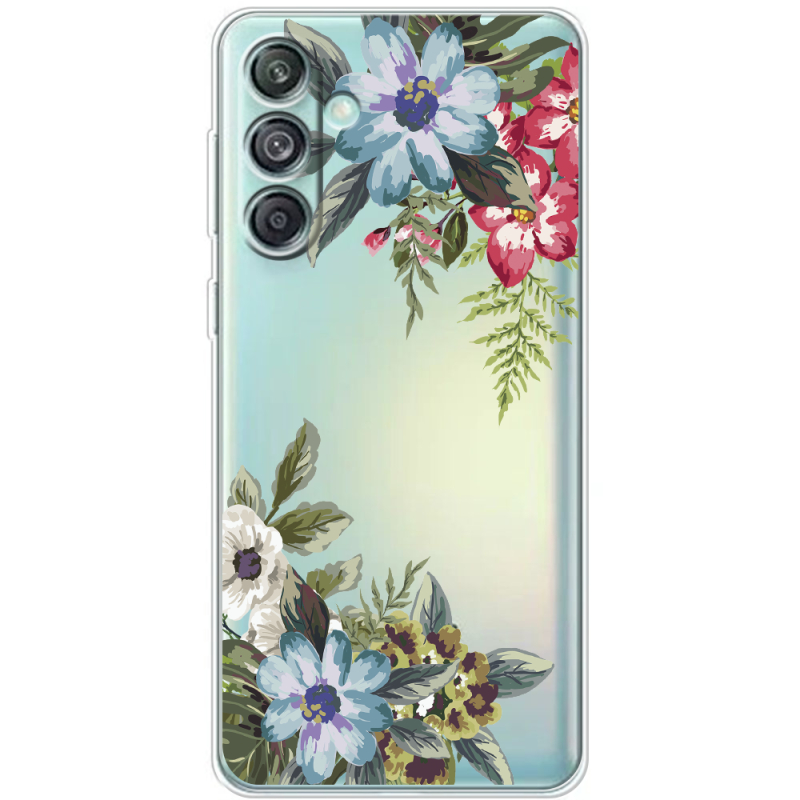 Прозрачный чехол BoxFace Samsung Galaxy M55 5G (M556) Floral