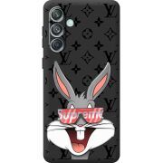 Черный чехол BoxFace Samsung Galaxy M55 5G (M556) looney bunny