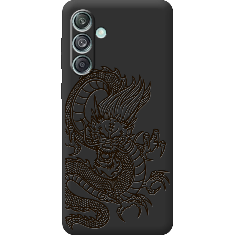 Черный чехол BoxFace Samsung Galaxy M55 5G (M556) Chinese Dragon