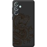 Черный чехол BoxFace Samsung Galaxy M55 5G (M556) Chinese Dragon