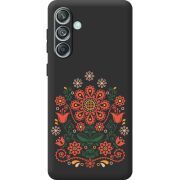 Черный чехол BoxFace Samsung Galaxy M55 5G (M556) Ukrainian Ornament