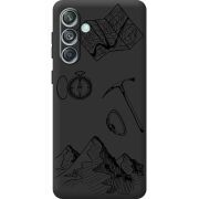 Черный чехол BoxFace Samsung Galaxy M55 5G (M556) Mountains