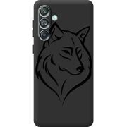 Черный чехол BoxFace Samsung Galaxy M55 5G (M556) Wolf