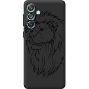 Черный чехол BoxFace Samsung Galaxy M55 5G (M556) Lion