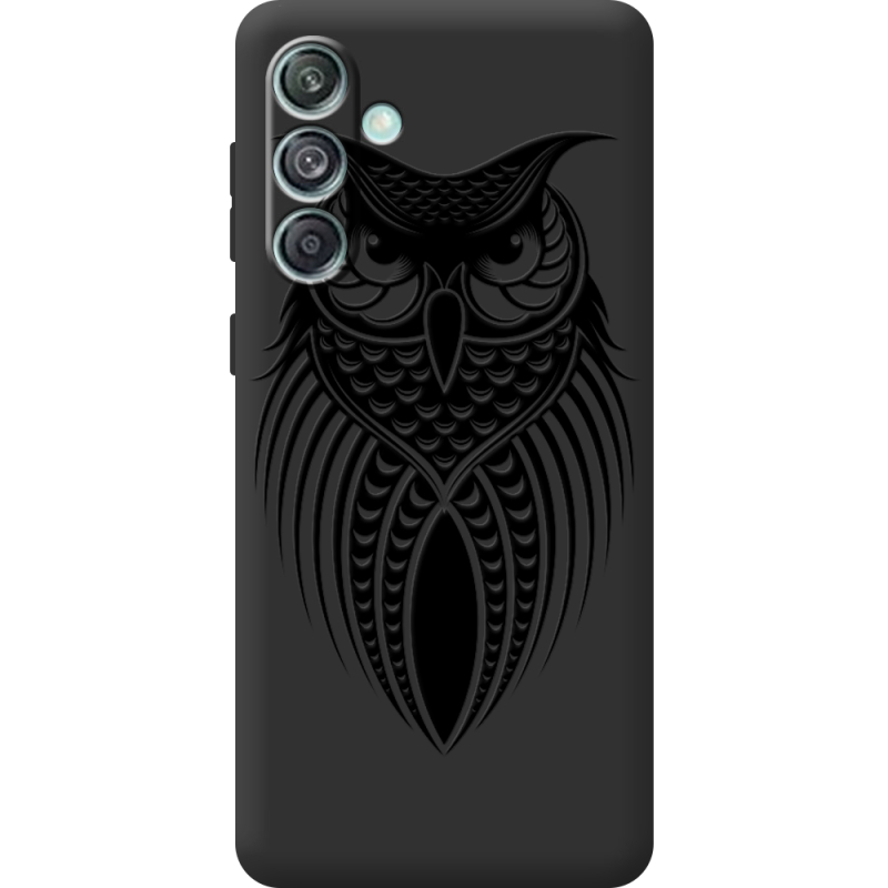 Черный чехол BoxFace Samsung Galaxy M55 5G (M556) Owl