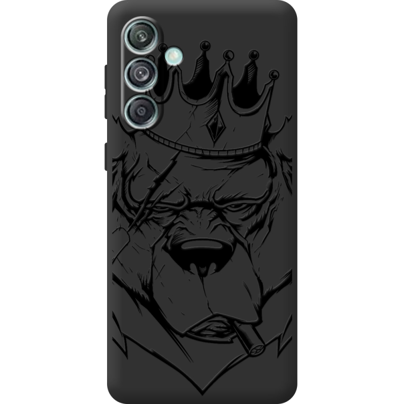 Черный чехол BoxFace Samsung Galaxy M55 5G (M556) Bear King