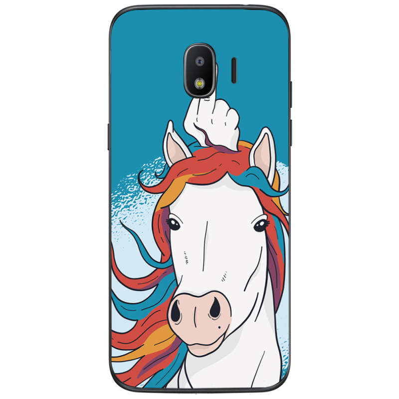 Чехол Uprint Samsung Galaxy J2 2018 J250 Fuck Unicorn