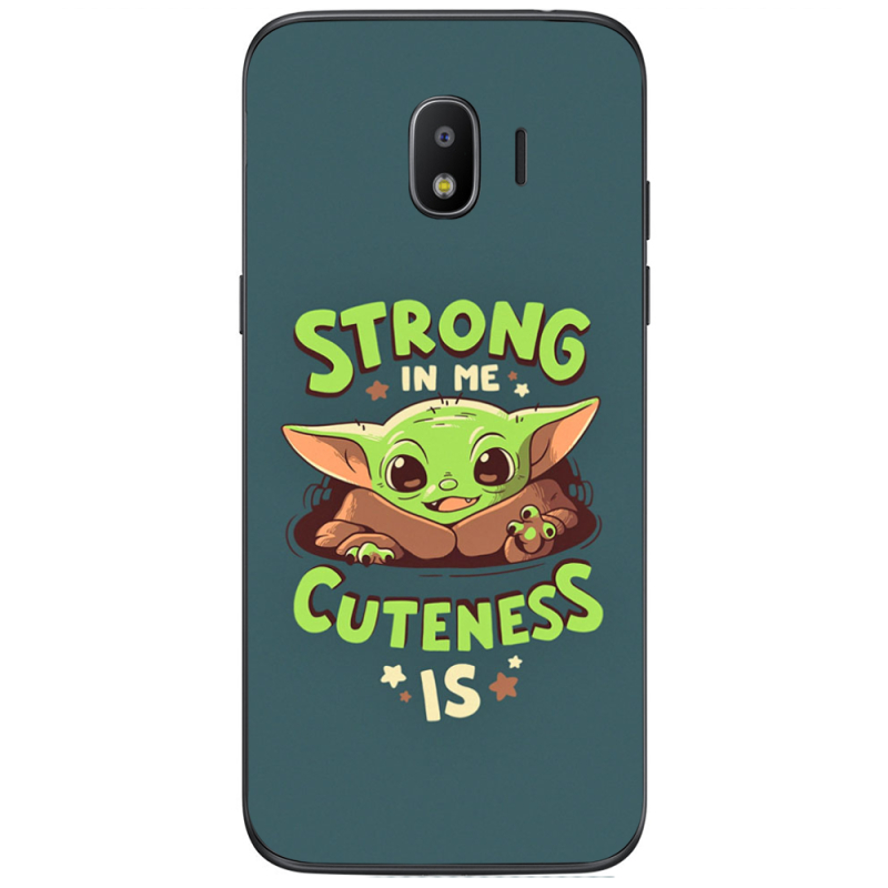 Чехол Uprint Samsung Galaxy J2 2018 J250 Strong in me Cuteness is