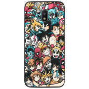 Чехол Uprint Samsung Galaxy J2 2018 J250 Anime Stickers