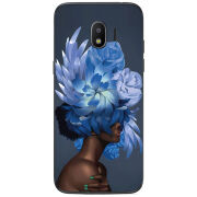 Чехол Uprint Samsung Galaxy J2 2018 J250 Exquisite Blue Flowers