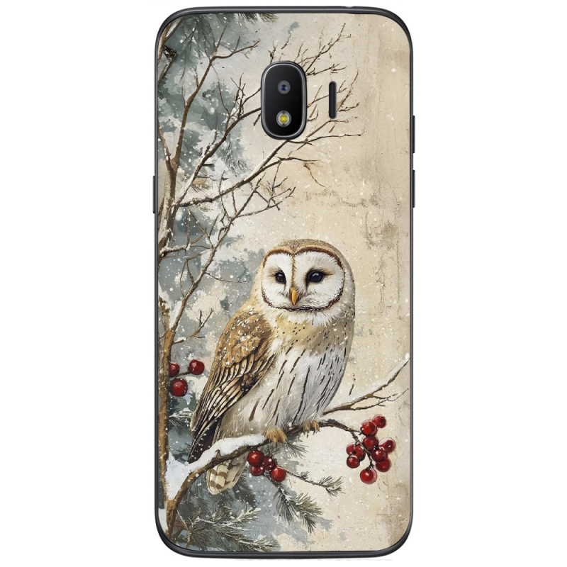Чехол Uprint Samsung Galaxy J2 2018 J250 Christmas Owl
