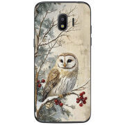 Чехол Uprint Samsung Galaxy J2 2018 J250 Christmas Owl