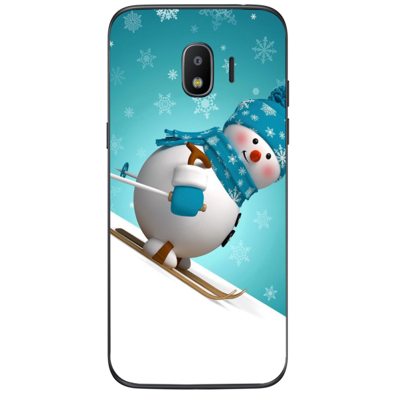 Чехол Uprint Samsung Galaxy J2 2018 J250 Skier Snowman
