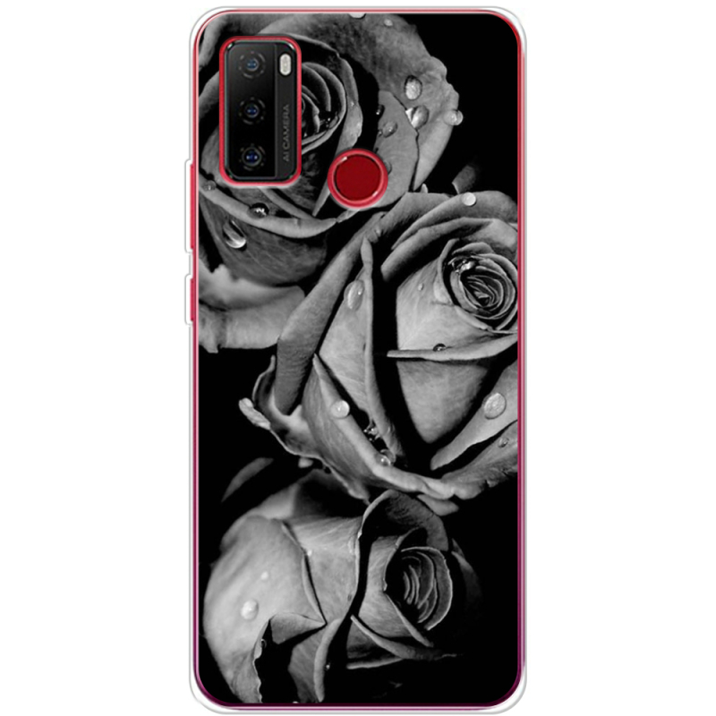 Чехол BoxFace Ulefone Note 10 Black and White Roses