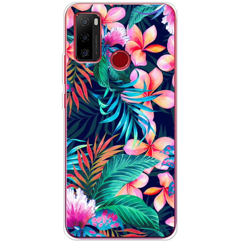 Чехол BoxFace Ulefone Note 10 flowers in the tropics