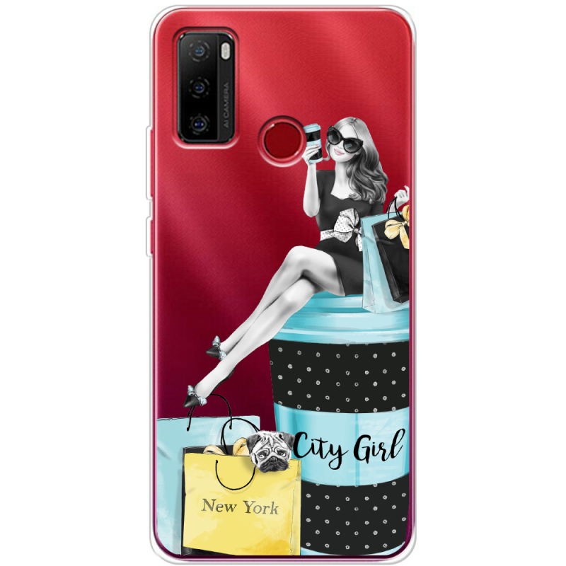 Прозрачный чехол BoxFace Ulefone Note 10 City Girl